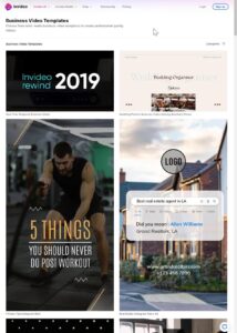 invideo_business_template_screenshot