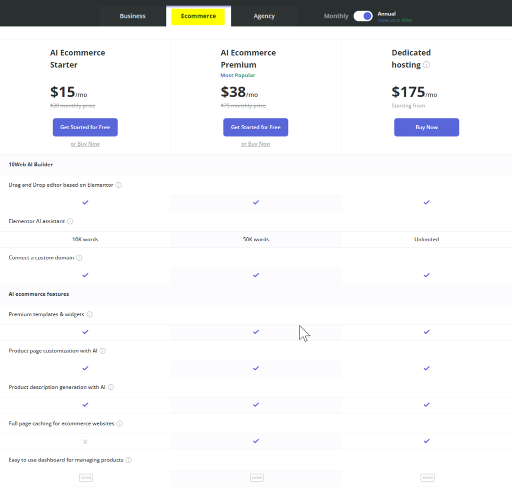 10web_ecommerce_pricing